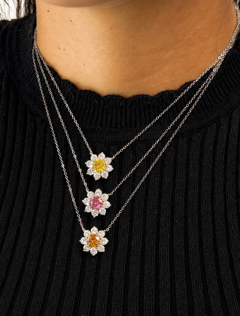 Colorful Flower necklace