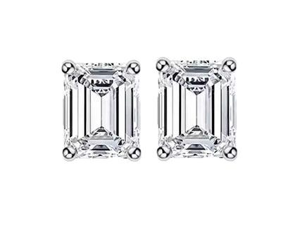 Emerald Stud Earrings