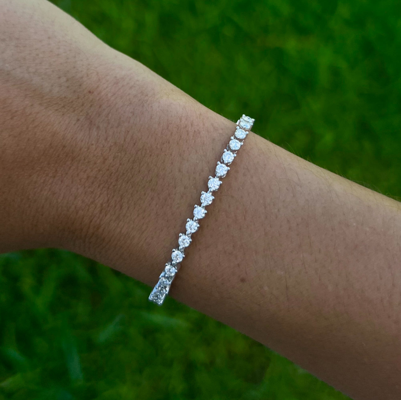 Three Prong Tennis Bracelet