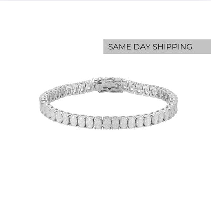 Oval Tennis Bracelet
