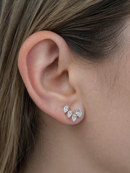 Pear Cascade Earrings