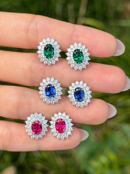 Ruby Mirage earrings
