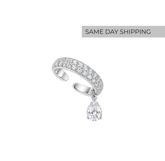 Pear Drop Ear Cuff