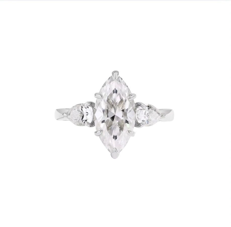 Marquise and Pear Cut Ring