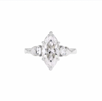 Marquise and Pear Cut Ring