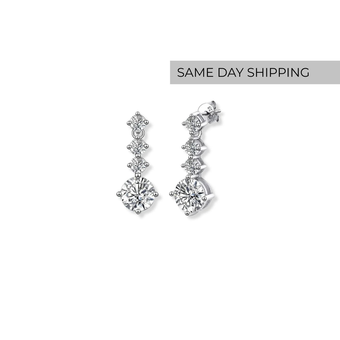 Graduated Drop Earrings