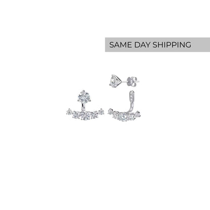 4.6cttw Convertible Stud Earrings