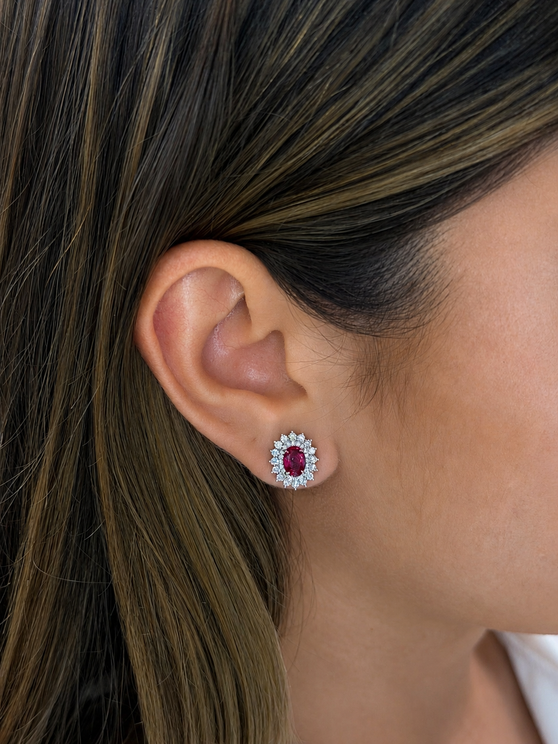 Ruby Mirage earrings