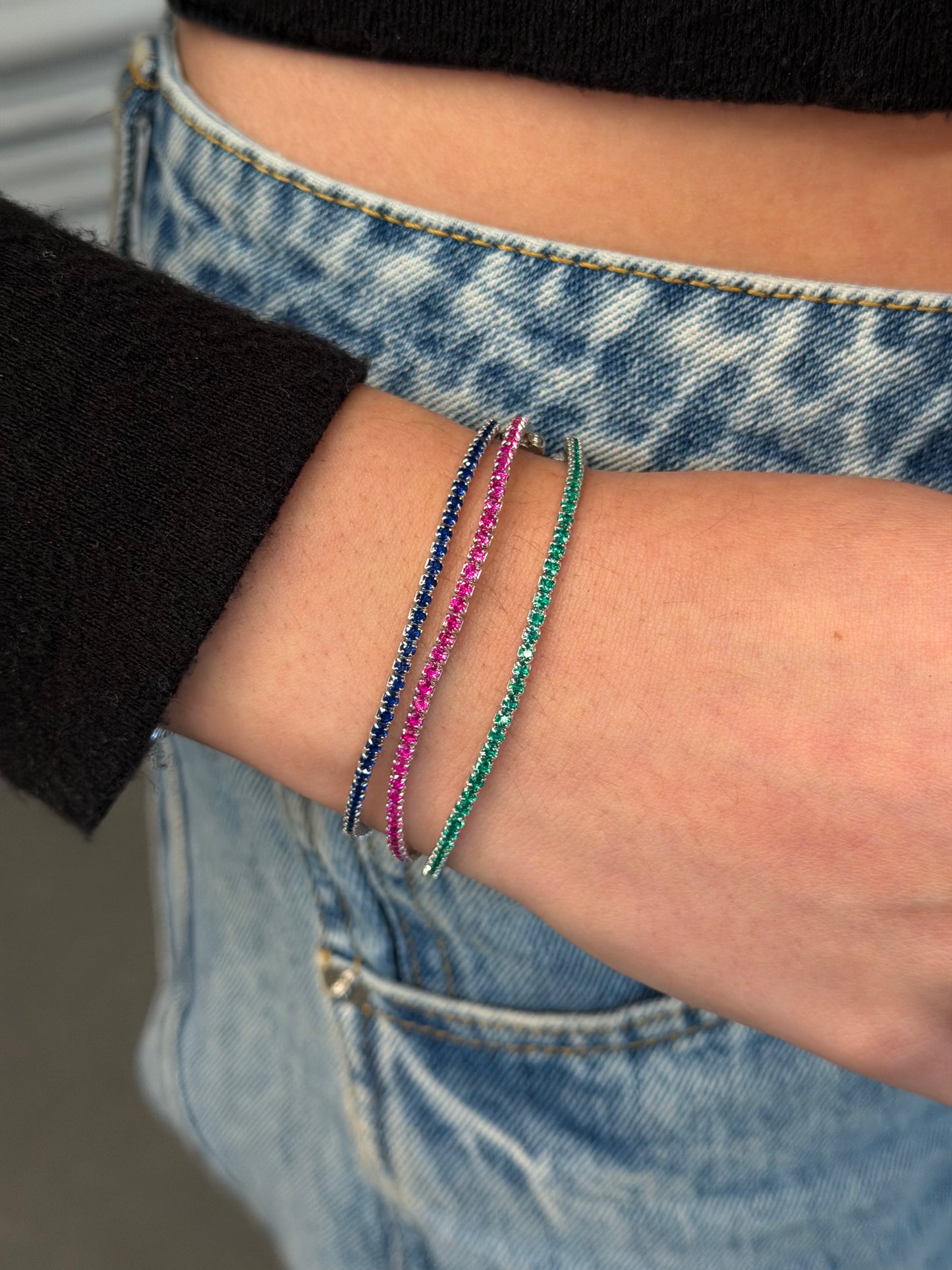 Color Tennis Bracelet