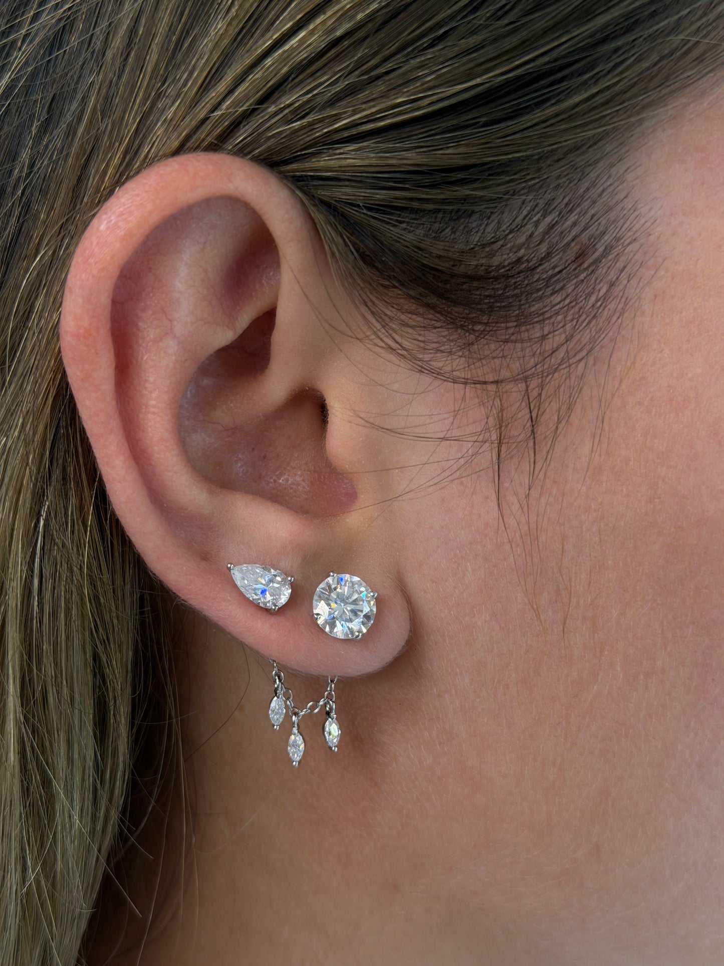 Chain Ear Jacket for Earrings