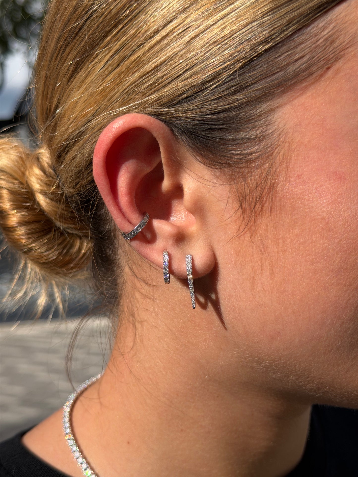 Classic Pavé Ear Cuff Earring