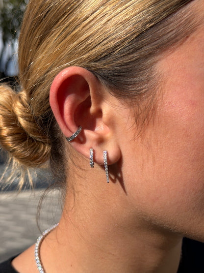 Classic Pavé Ear Cuff Earring