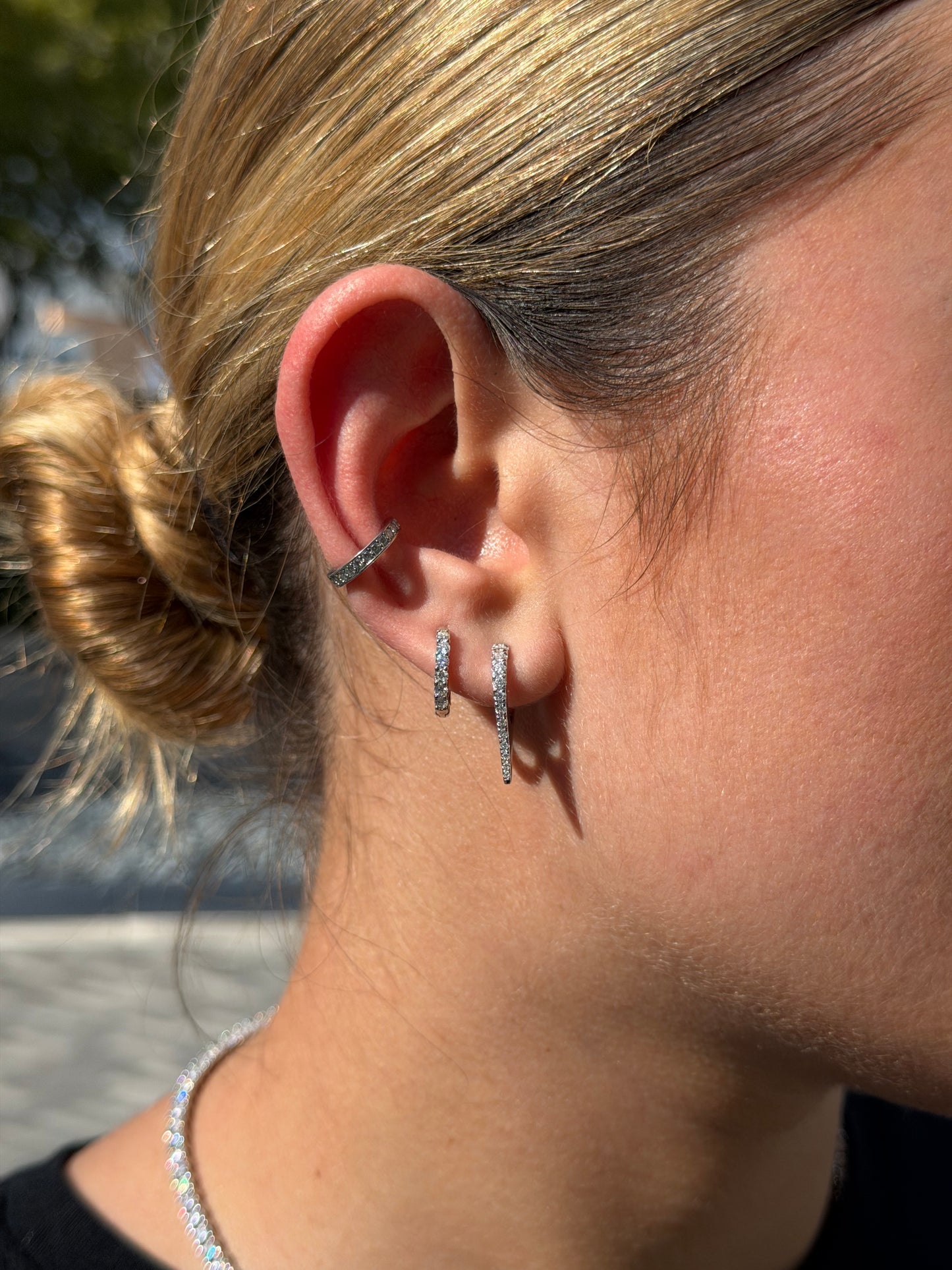 Classic Pavé Ear Cuff Earring