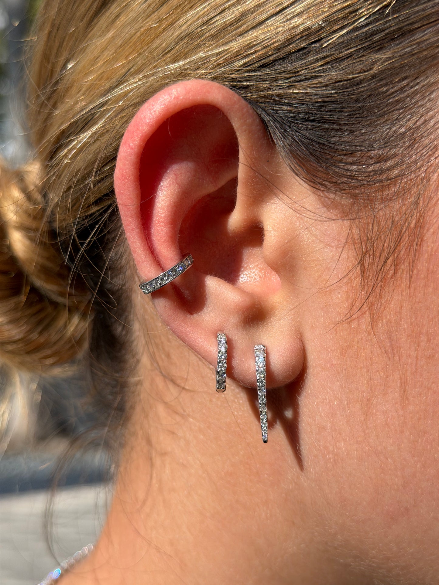Classic Pavé Ear Cuff Earring