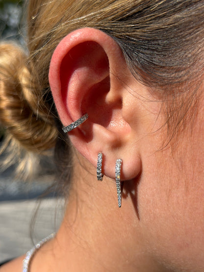 Classic Pavé Ear Cuff Earring