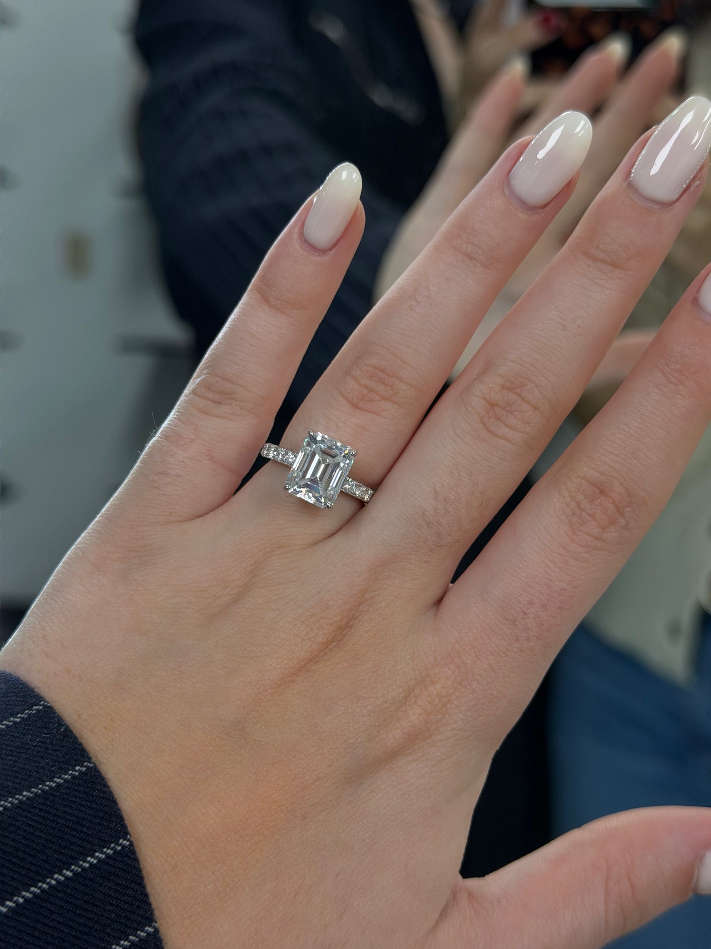 4ct emerald cut ring