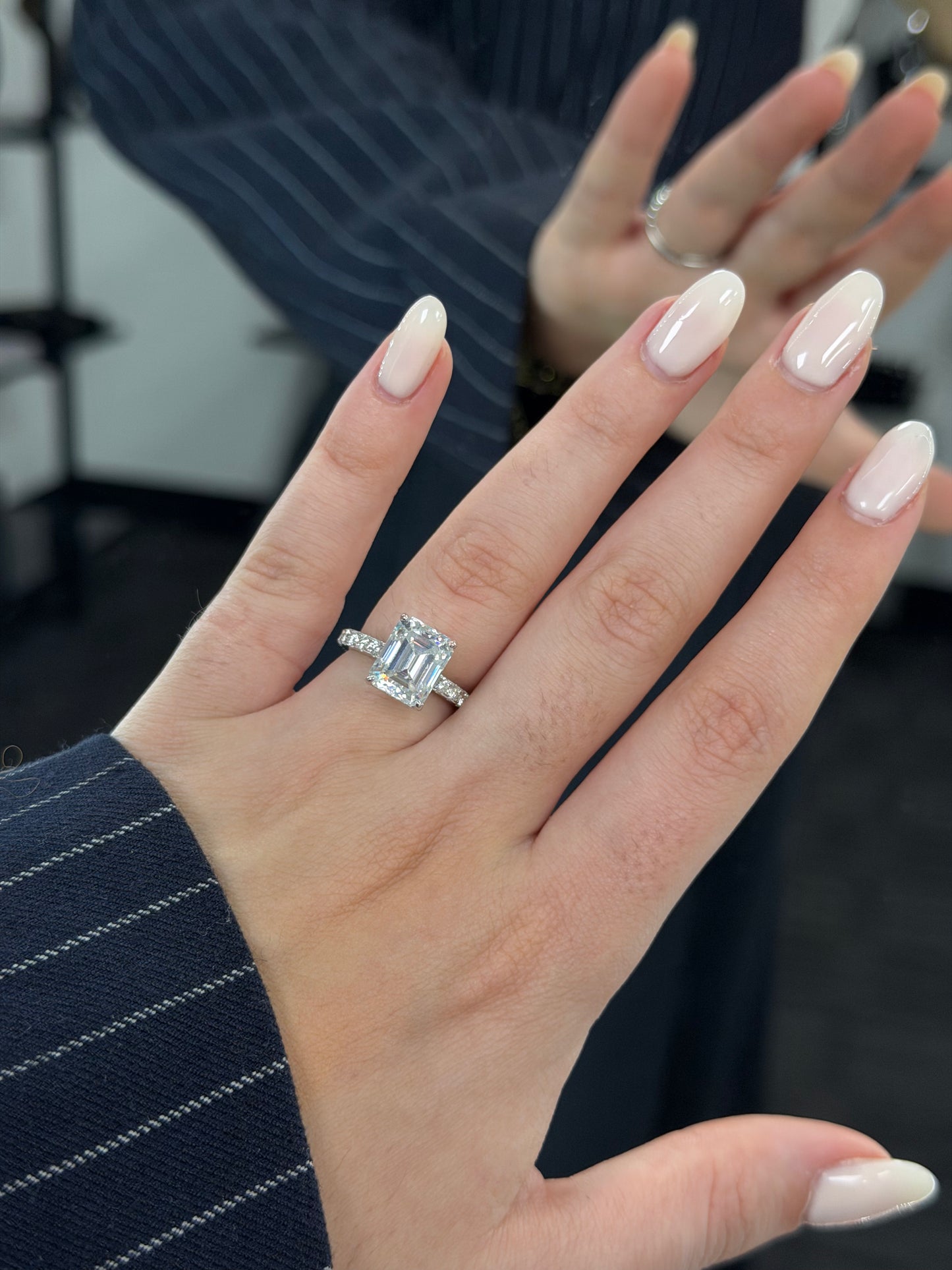 4ct emerald cut ring