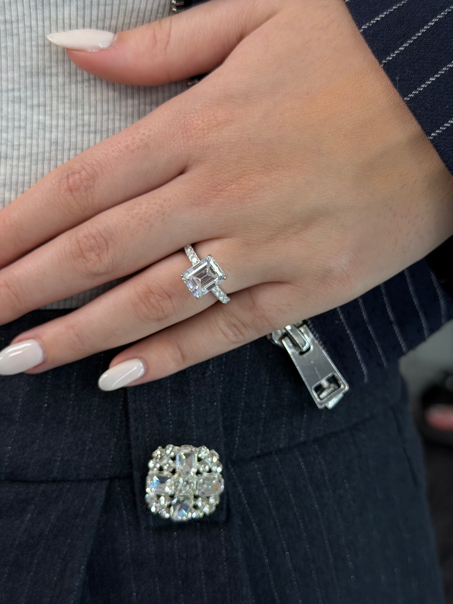 4ct emerald cut ring