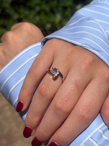 Pavé Nail Ring