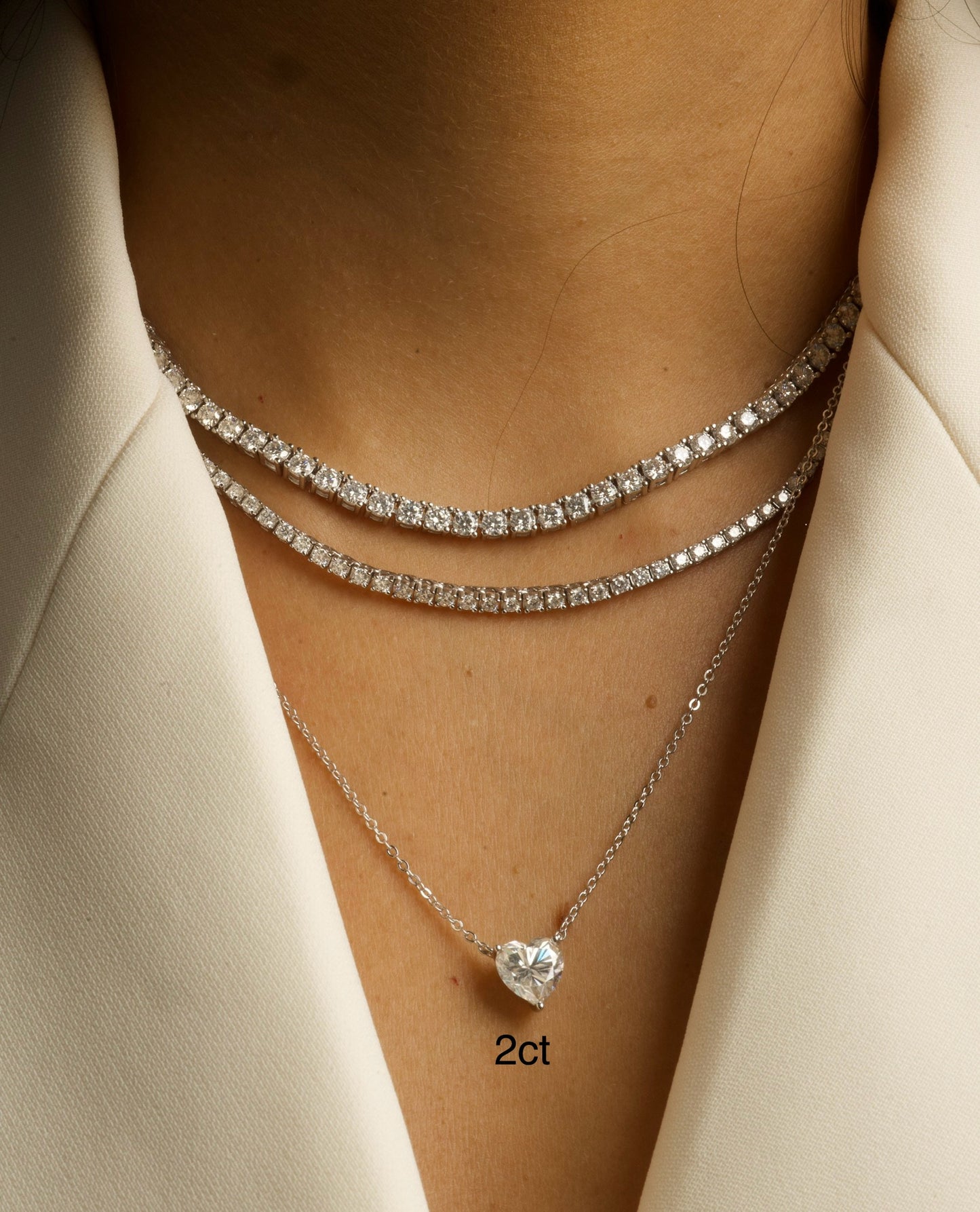 Heart Solitaire Necklace