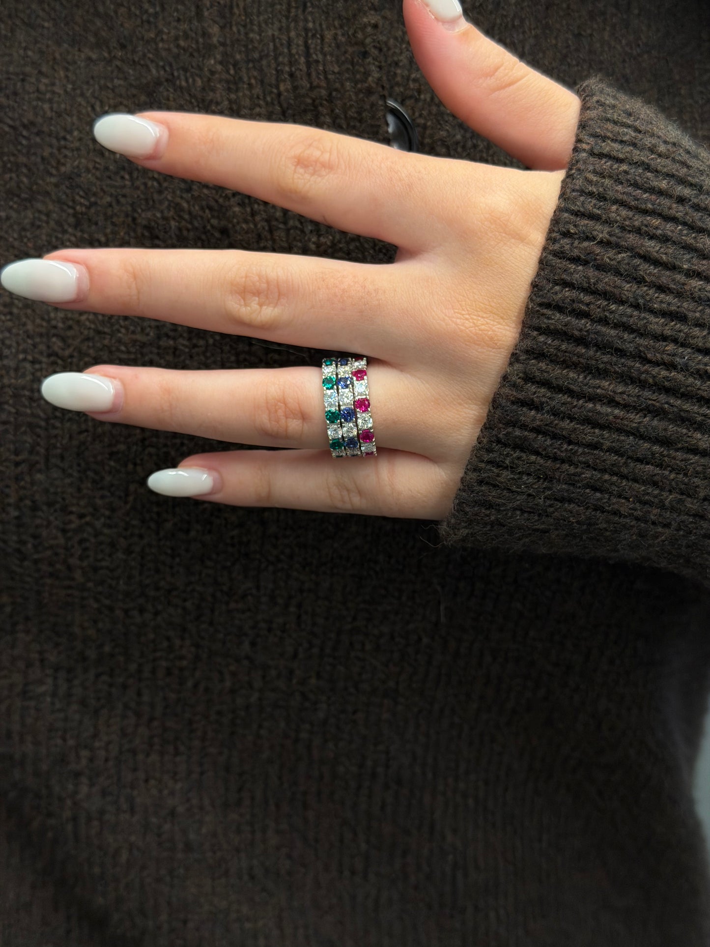Ruby eternity Band Ring