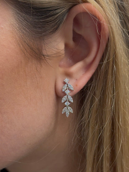 Leaf Drop Earrings