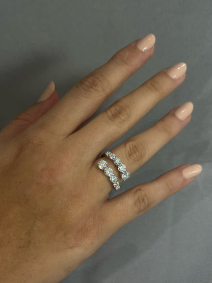 3.26CT Wrap Graduated Ring