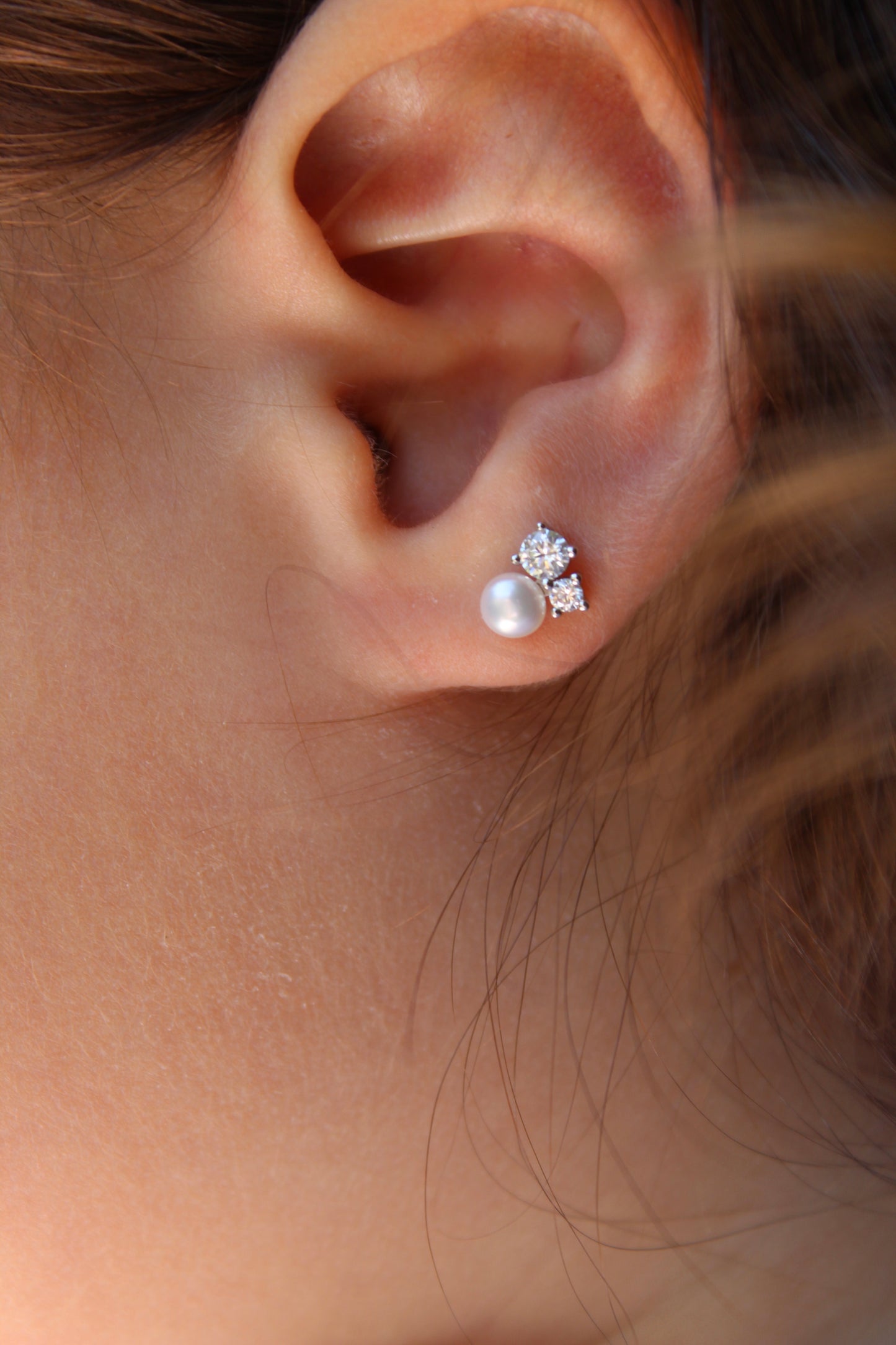 Twinkle Pearl Studs- Little Gems Collection