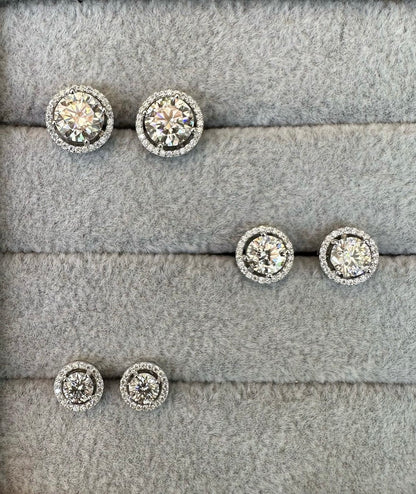 Halo Stud Earrings