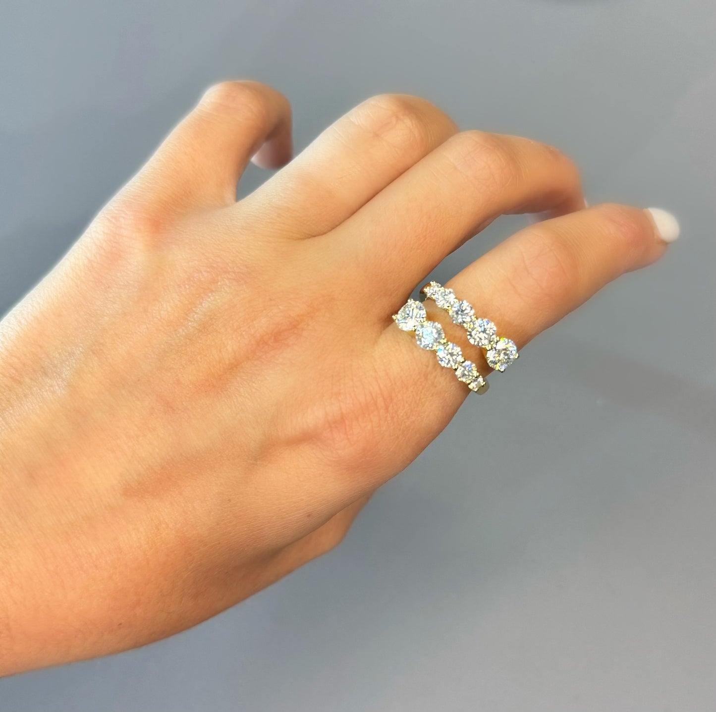 Moissanite Wrap Ring