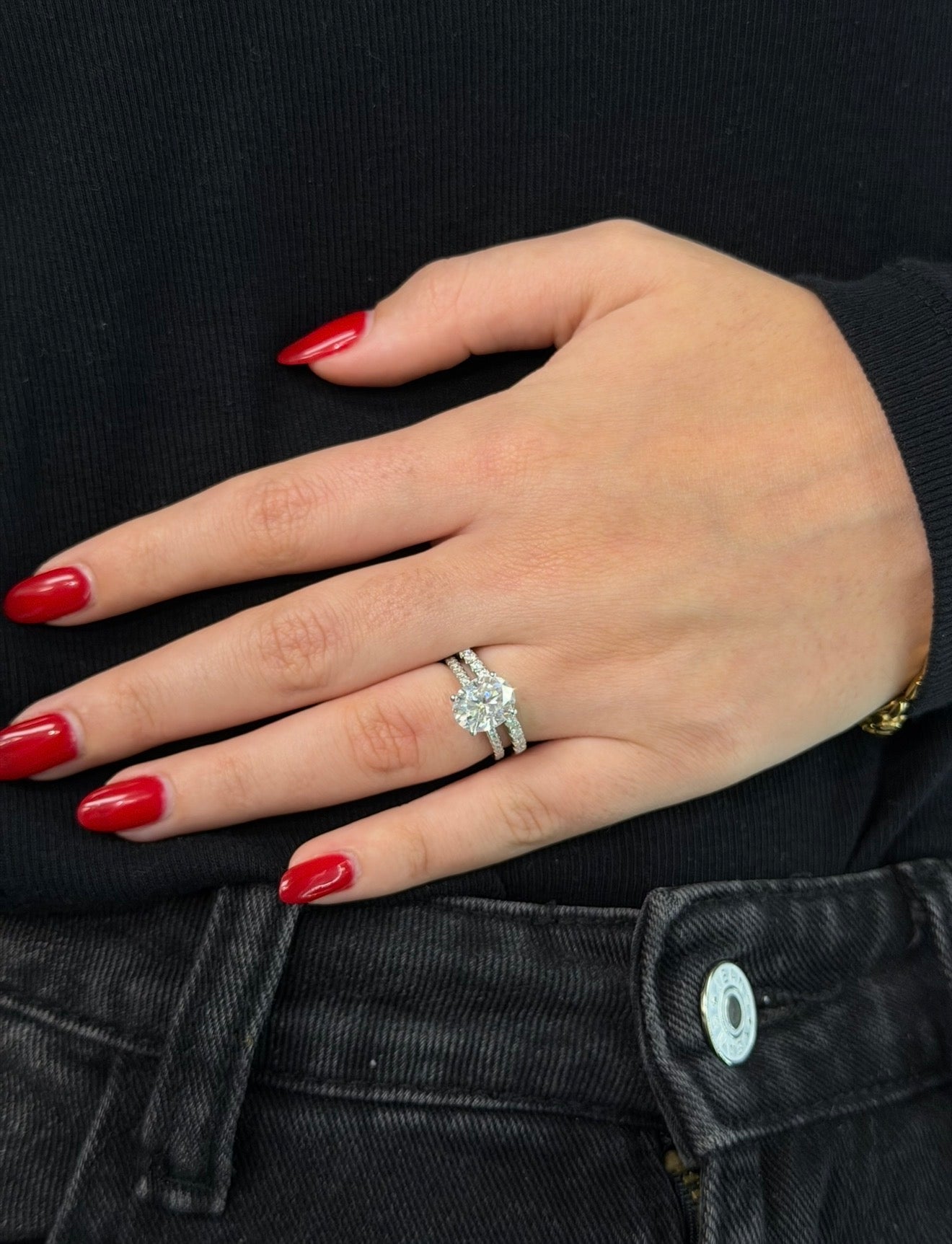 2mm  Eternity band Ring