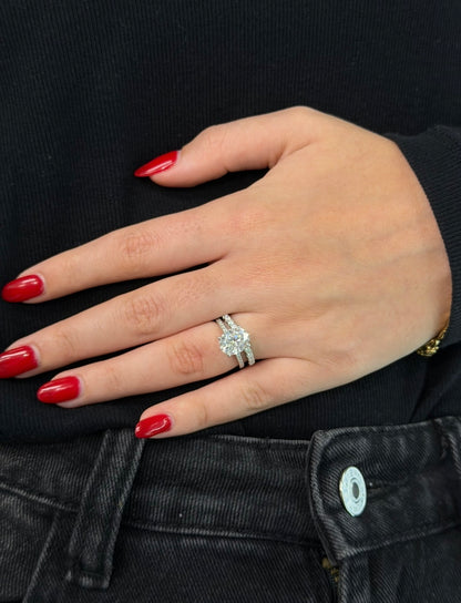 2mm  Eternity band Ring