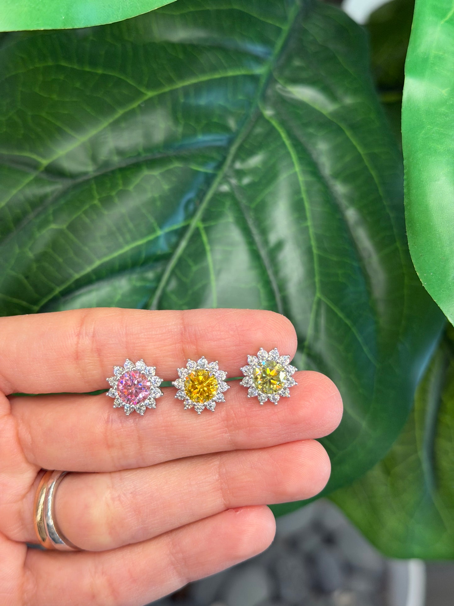 Colorful Flower Earrings