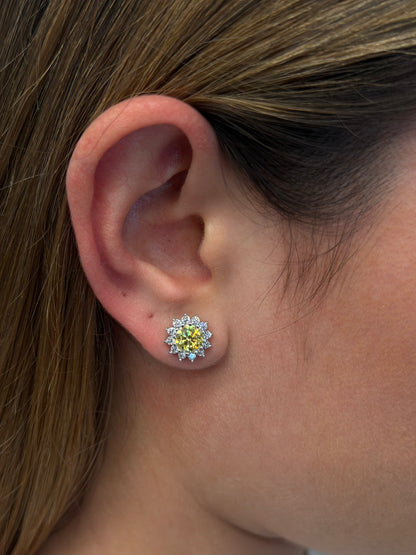 Colorful Flower Earrings