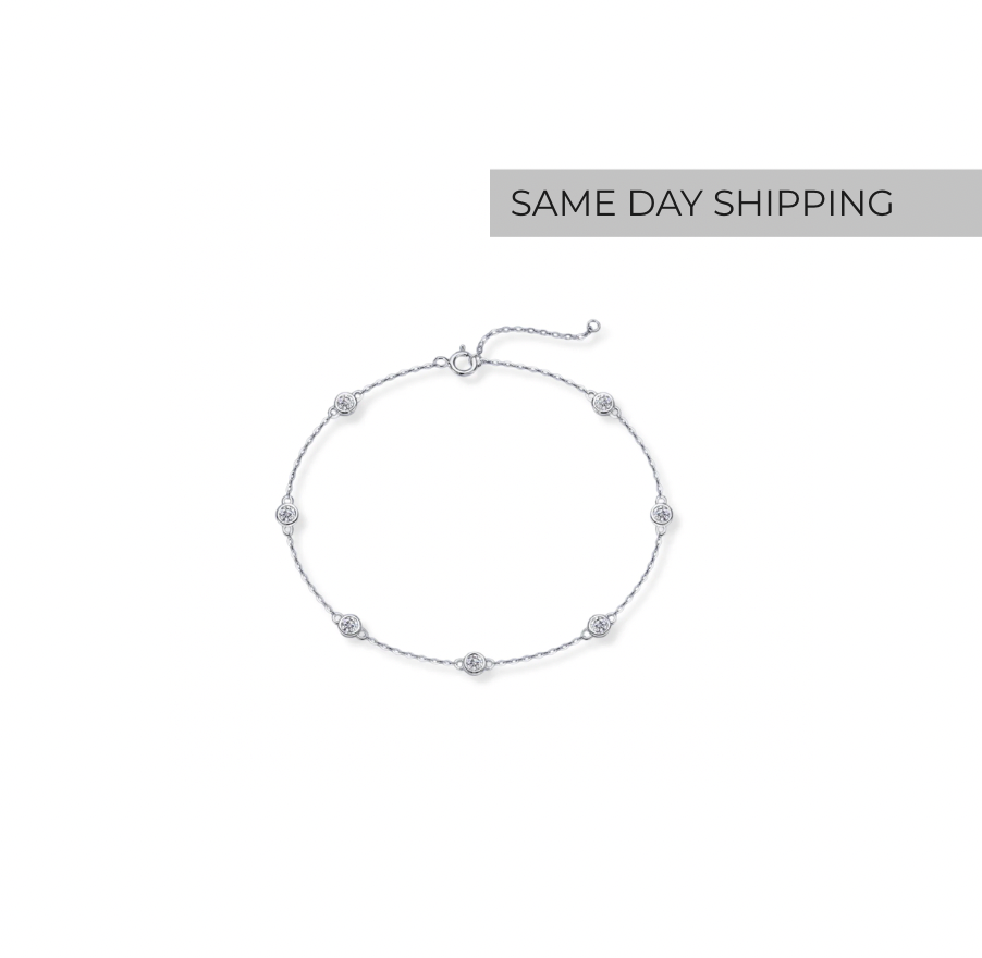 0.7 CT Bezel Bracelet