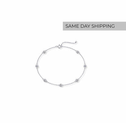0.7 CT Bezel Bracelet