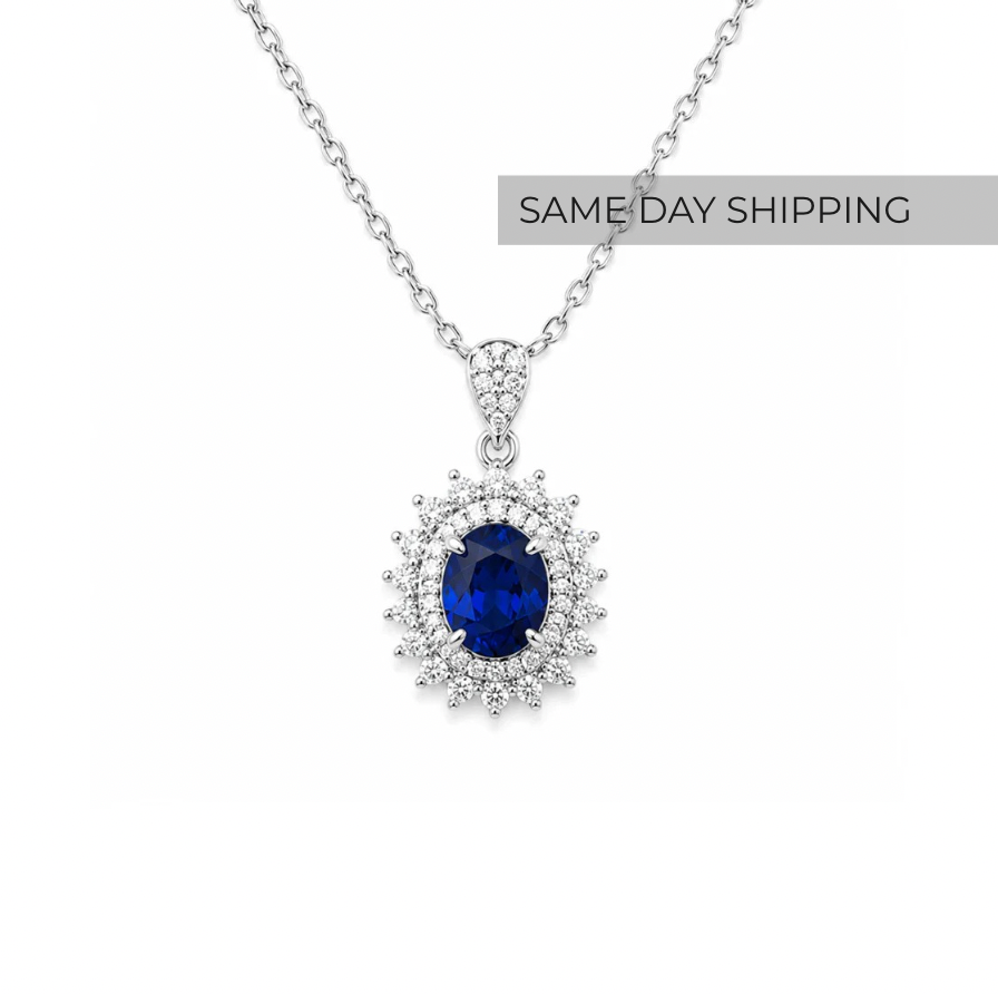 Sapphire Mirage necklace
