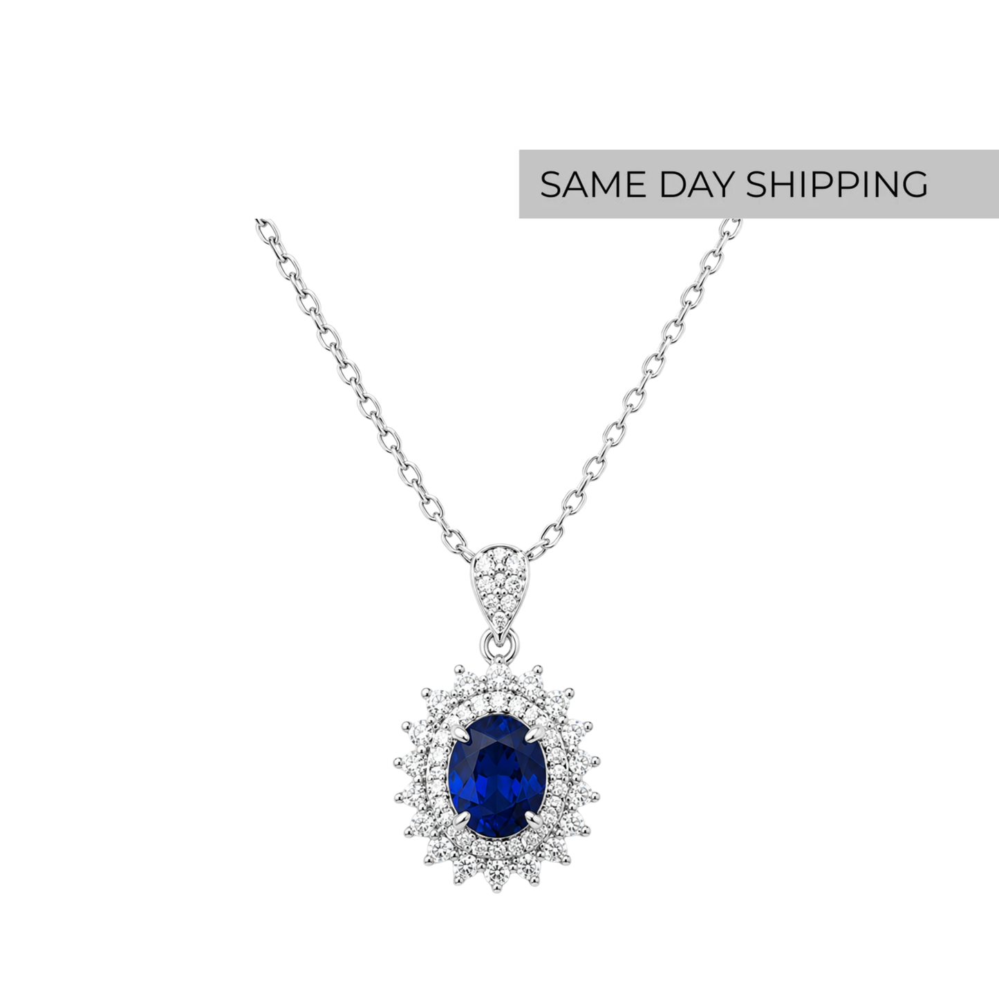 Sapphire Mirage necklace