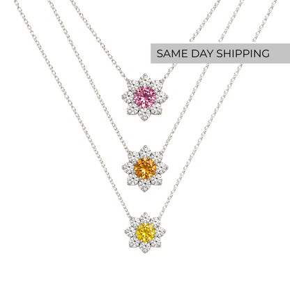 Colorful Flower necklace