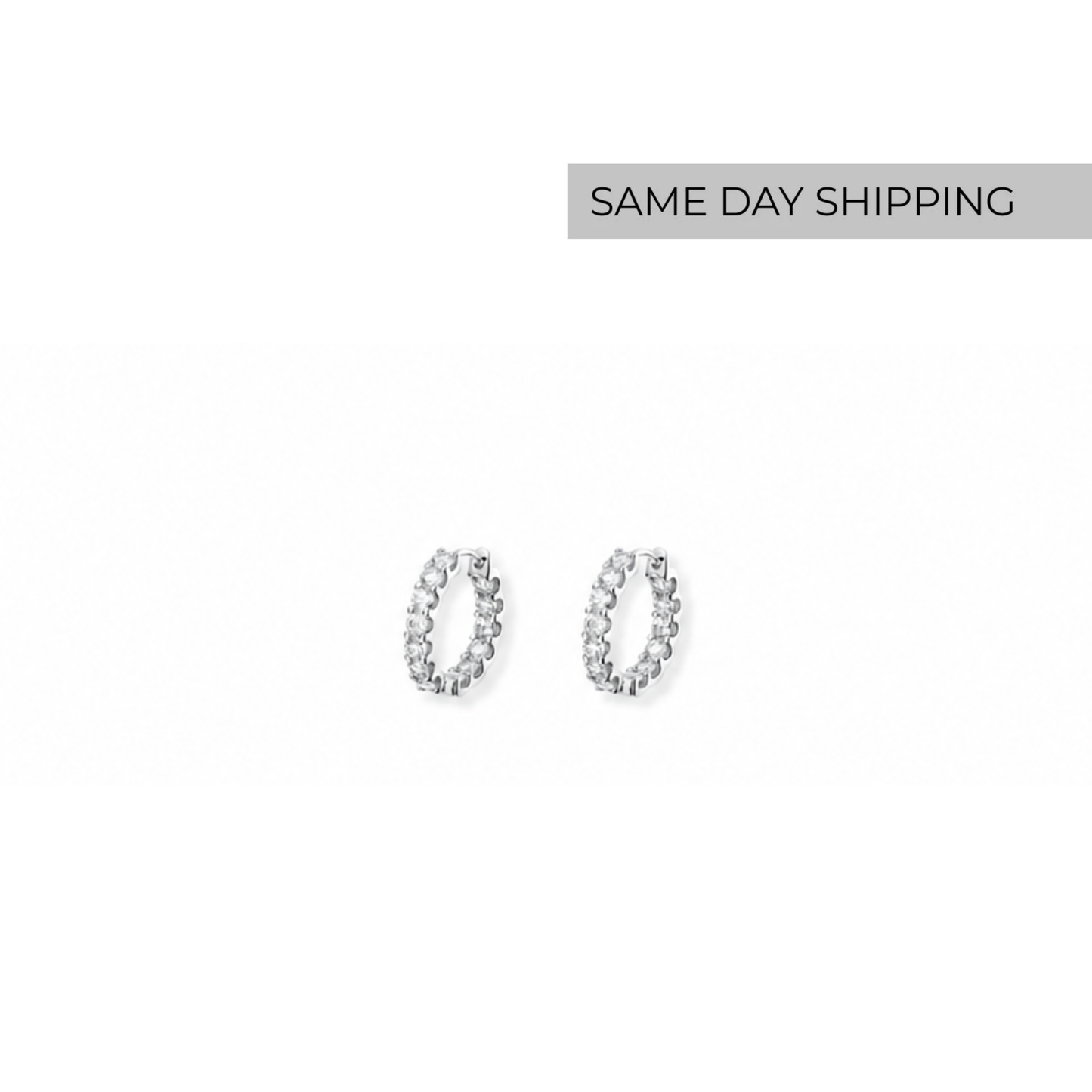 Small Inside Out Hoop  Earrings