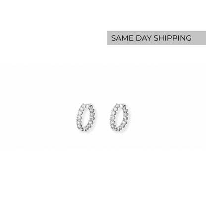 Small Inside Out Hoop  Earrings