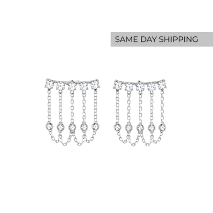 Drip Chain Earrings
