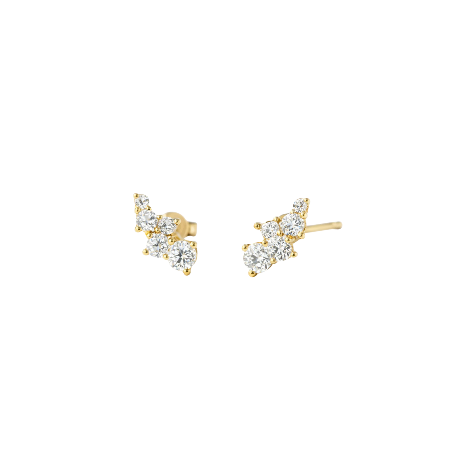 Petite spark stud earrings