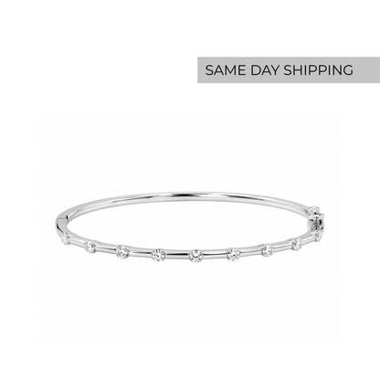 Dainty  Line Bangle