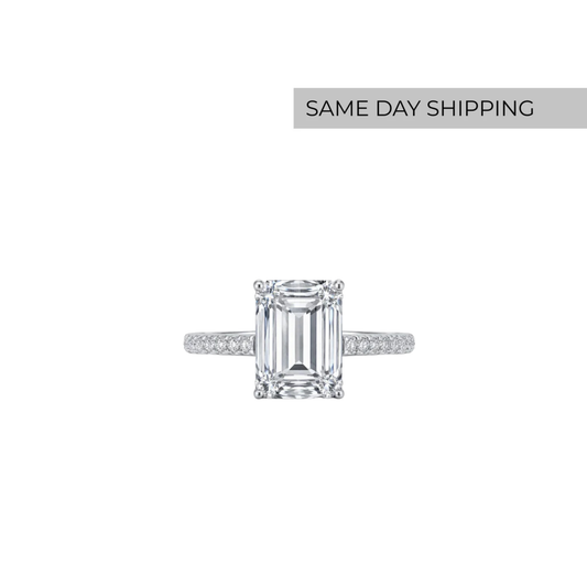 4ct emerald cut ring