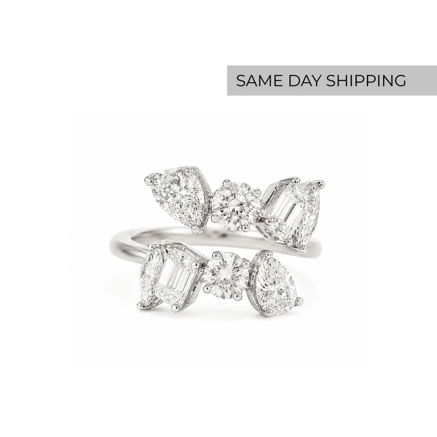 Statement Multi-Cut Wrap Ring