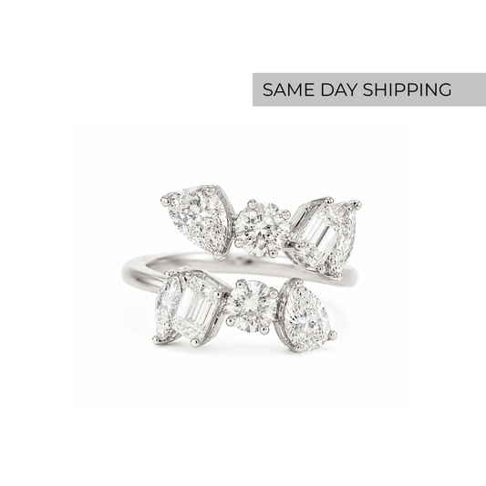 Statement Multi-Cut Wrap Ring