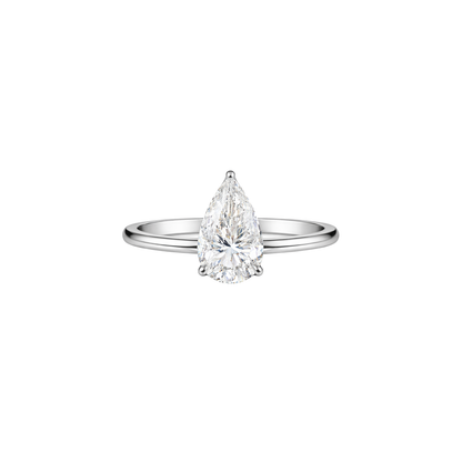 3ct Pear Solitaire Engagement Ring