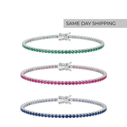 Color Tennis Bracelet