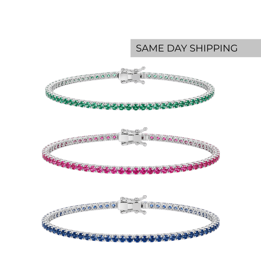 Color Tennis Bracelet
